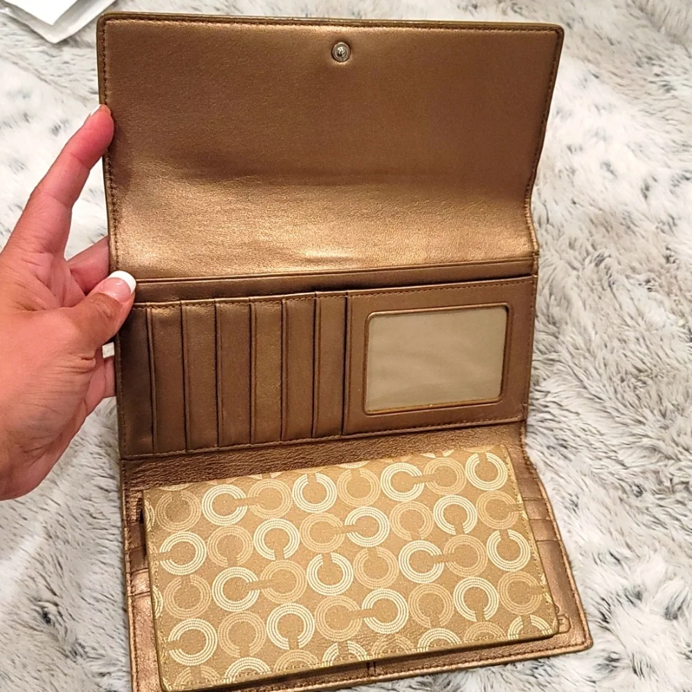 Coach wallet/checkbook - Picture 3 of 11